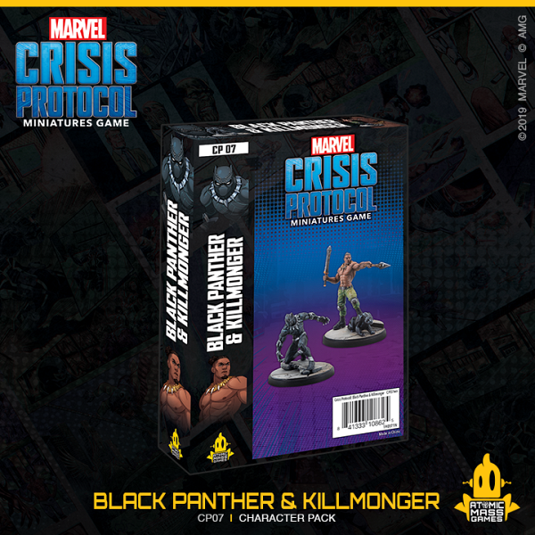 Marvel Crisis Protocol : Black Panther and Killmonger Character Pack