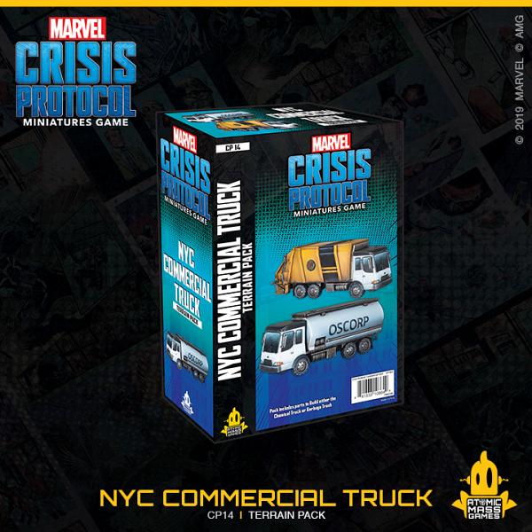 Marvel Crisis Protocol : NYC Commercial Truck Terrain Pack