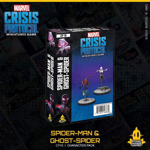 Marvel Crisis Protocol : Ghost-Spider and Spider-Man Character Pack