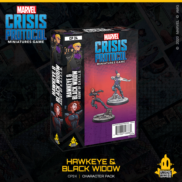 Marvel Crisis Protocol : Hawkeye and Black Widow Character Pack