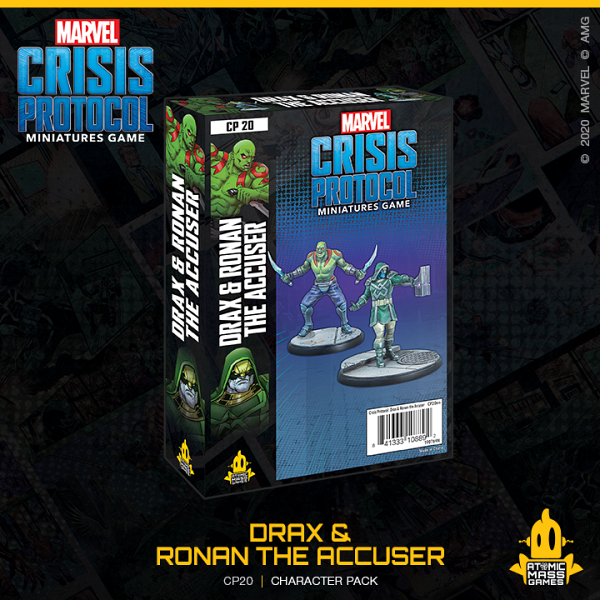 Marvel Crisis Protocol : Drax and Ronan the Accuser Character Pack