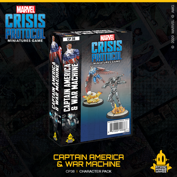 Marvel Crisis Protocol : Captain America and War Machine Character Pack