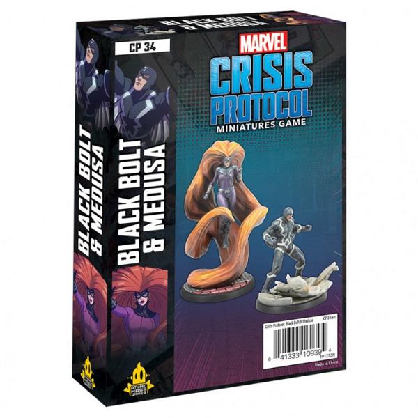 Marvel Crisis Protocol : Black Bolt and Medusa Character Pack