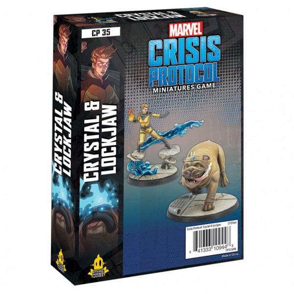 Marvel Crisis Protocol : Crystal and Lockjaw Character Pack