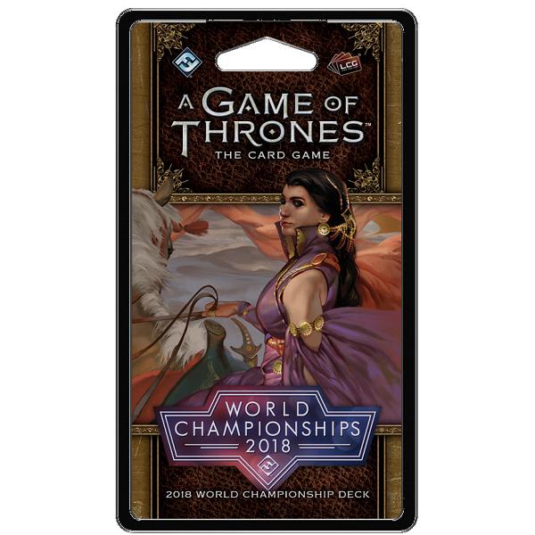 A Game of Thrones : The Card Game Second Edition - 2018 World Championship Deck