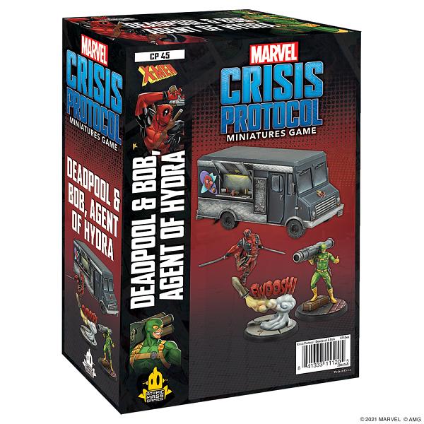 Marvel Crisis Protocol : Deadpool and Bob, Agent of Hydra Character Pack