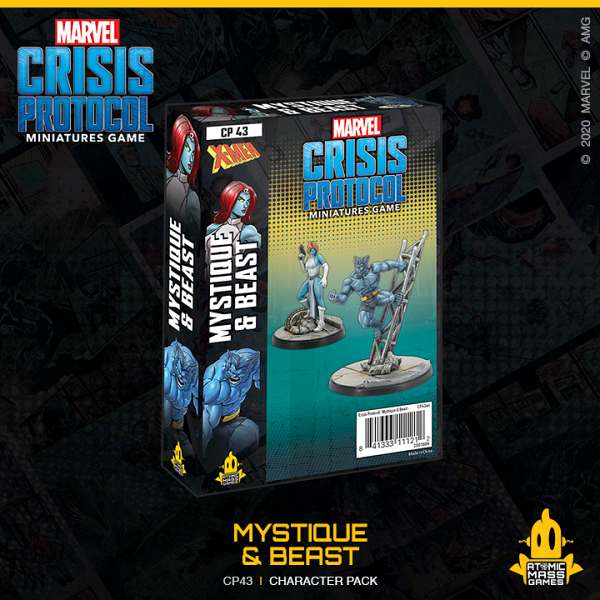 Marvel Crisis Protocol : Beast and Mystique Character Pack