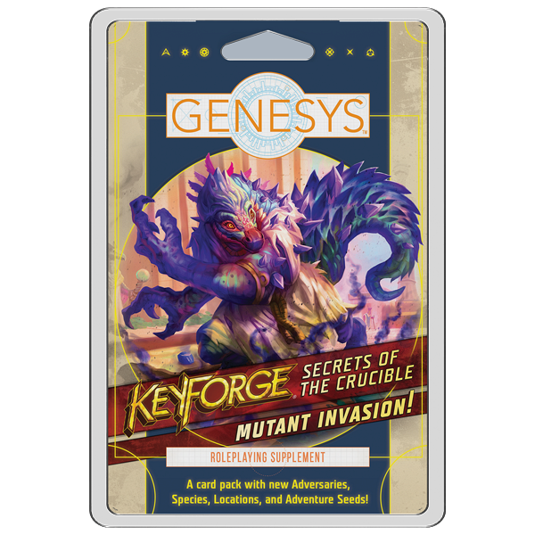 Keyforge Genesys : Secrets of the Crucible Mutant Invasion Adversary Deck