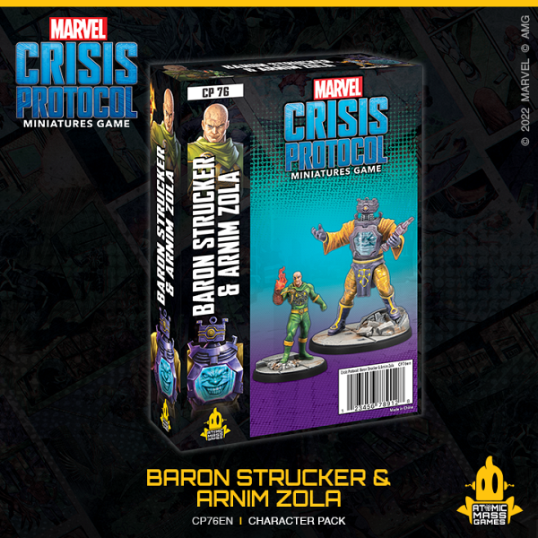 Marvel Crisis Protocol : Baron Strucker and Arnim Zola Character Pack