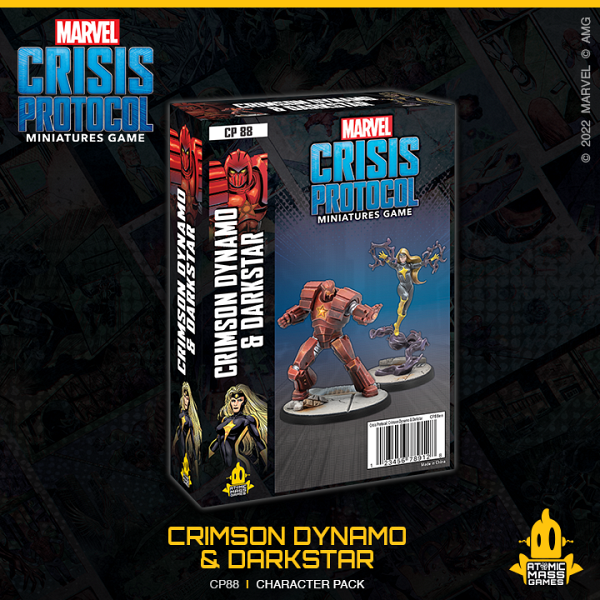 Marvel Crisis Protocol : Crimson Dynamo and Darkstar Character Pack