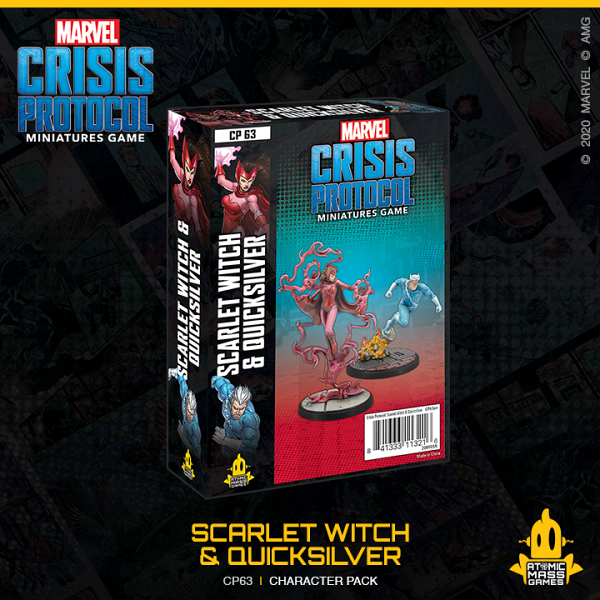 Marvel Crisis Protocol : Scarlet Witch and Quicksilver Character Pack