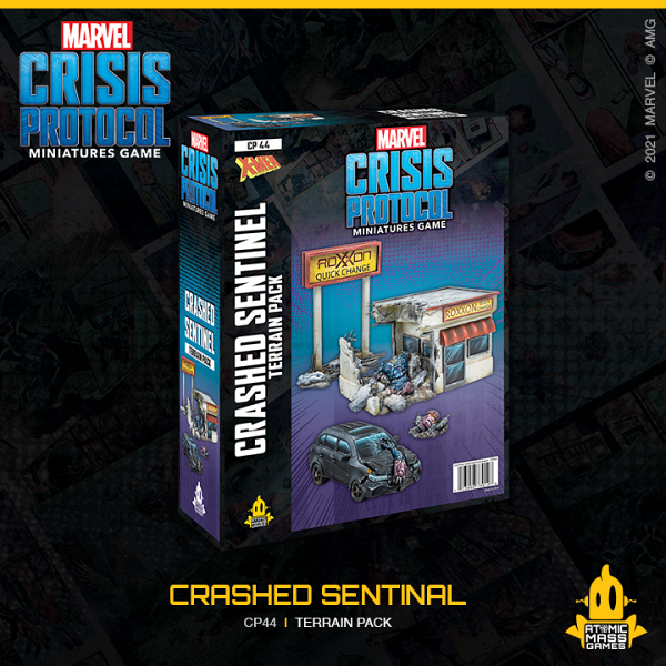 Marvel Crisis Protocol : Crashed Sentinel Terrain Pack