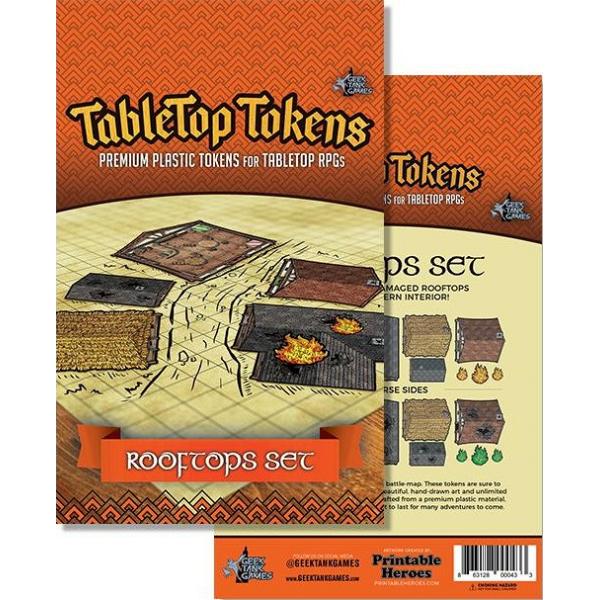 GTG Minis Tabletop Tokens - Rooftops Set