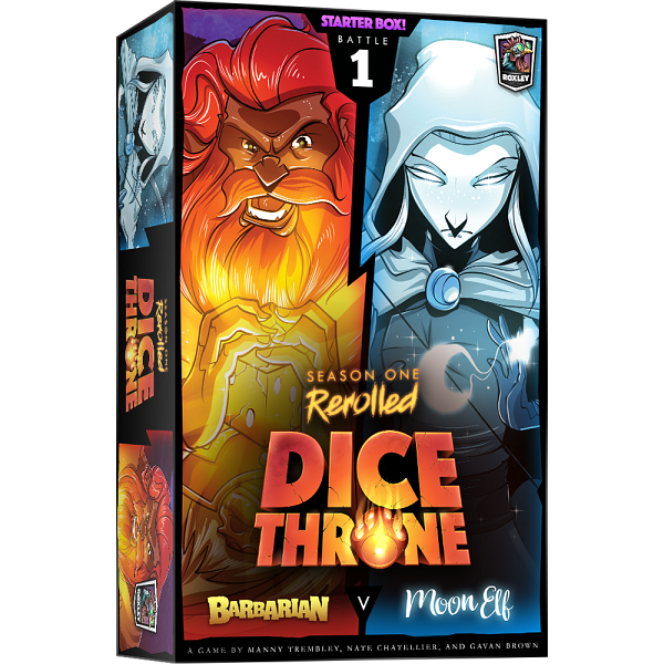 Dice Throne : Season 1 Rerolled - Barbarian vs Moon Elf Box 1