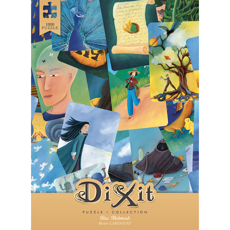 Dixit Puzzle - Blue Mishmash 1000pc