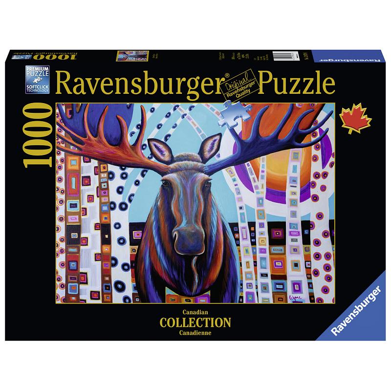 Ravensburger Jigsaw Puzzle : Winter Moose 1000pc