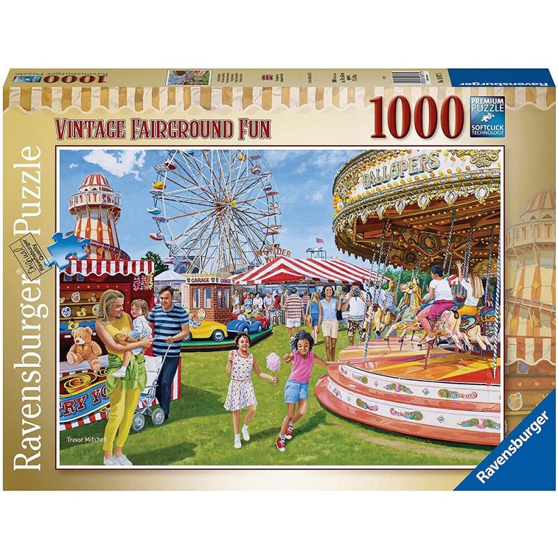 Ravensburger Jigsaw Puzzle : Vintage Fairground Fun 1000pc