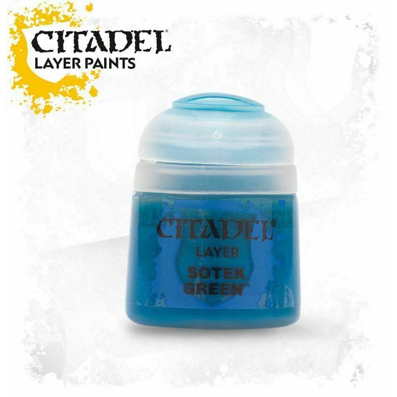 Citadel Layer Paint : Sotek Green