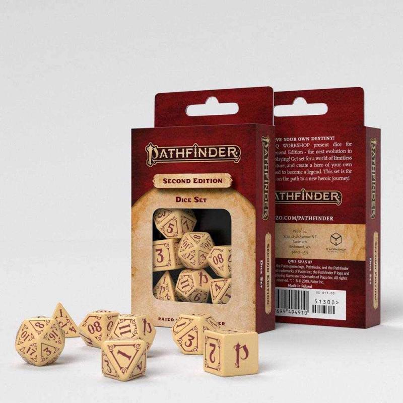 Q Workshop : Pathfinder Second Edition Dice Set 7