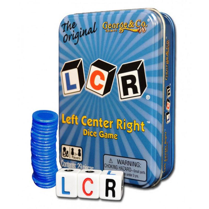 LCR - Left Center Right Blue Tin