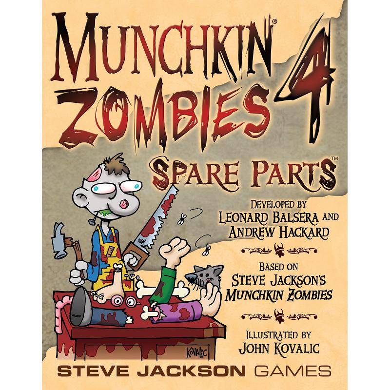 Munchkin : Zombies - 4 Spare Parts Expansion