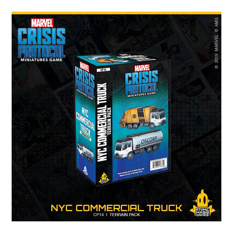 Marvel Crisis Protocol : NYC Commercial Truck Terrain Pack