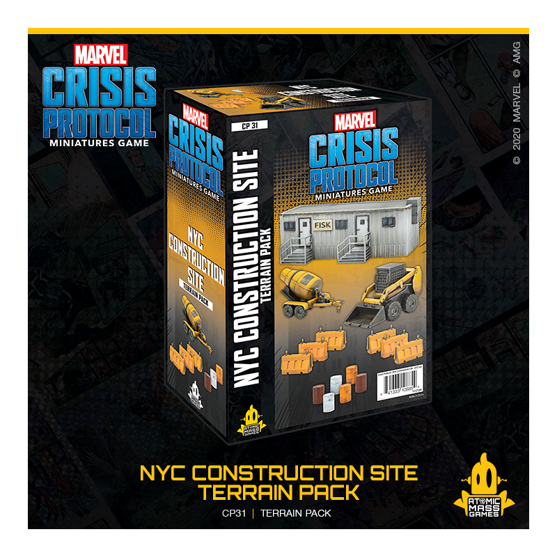 Marvel Crisis Protocol : NYC Construction Site Terrain Pack