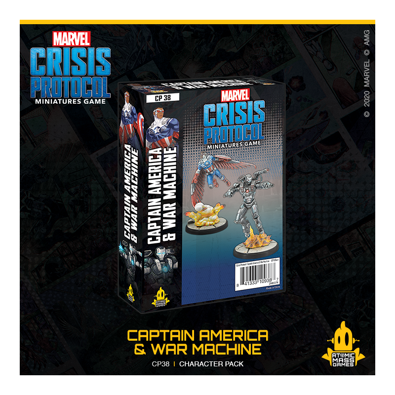 Marvel Crisis Protocol : Captain America and War Machine Character Pack