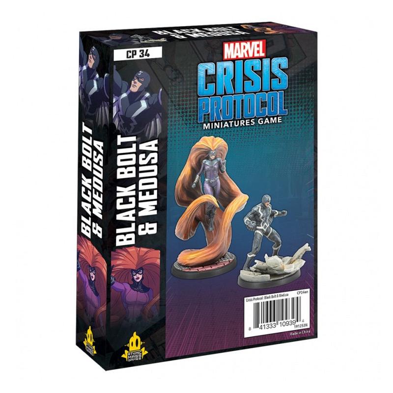 Marvel Crisis Protocol : Black Bolt and Medusa Character Pack