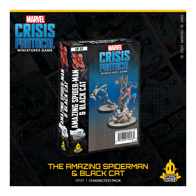 Marvel Crisis Protocol : Amazing Spider-Man and Black Cat Character Pack