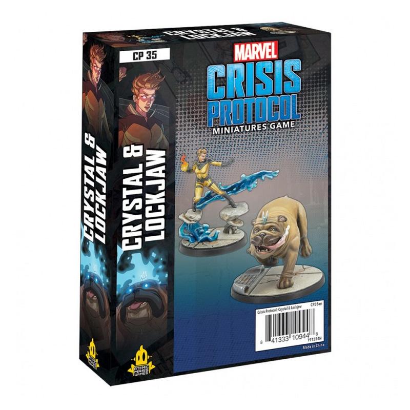 Marvel Crisis Protocol : Crystal and Lockjaw Character Pack