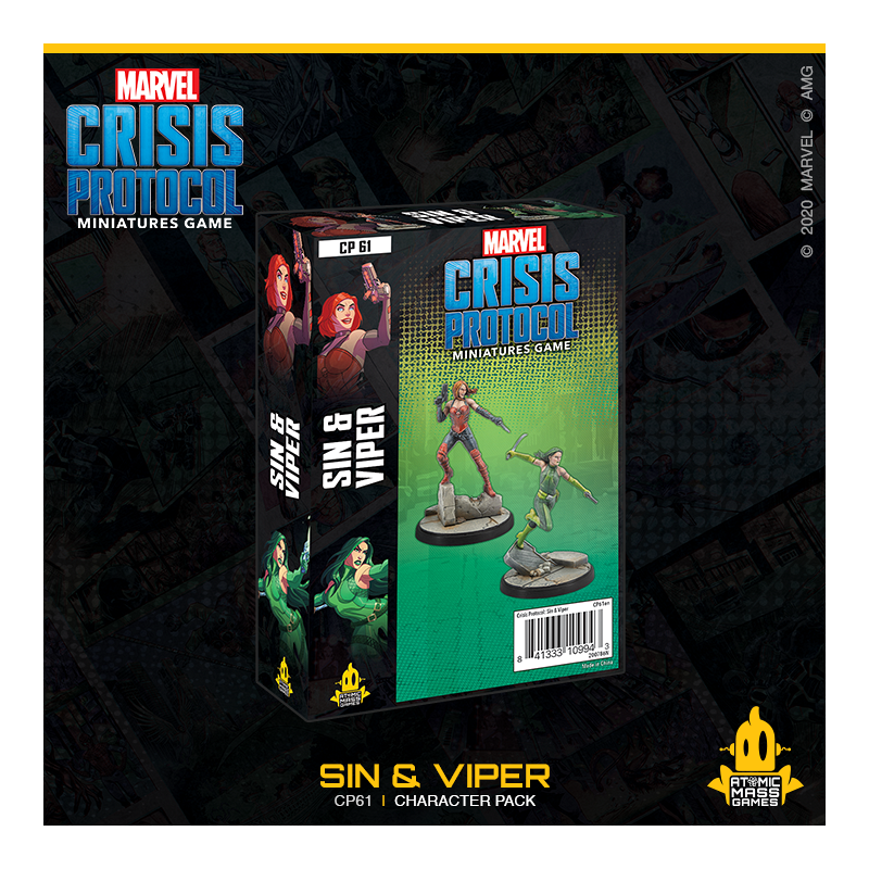 Marvel Crisis Protocol : Sin and Viper Character Pack