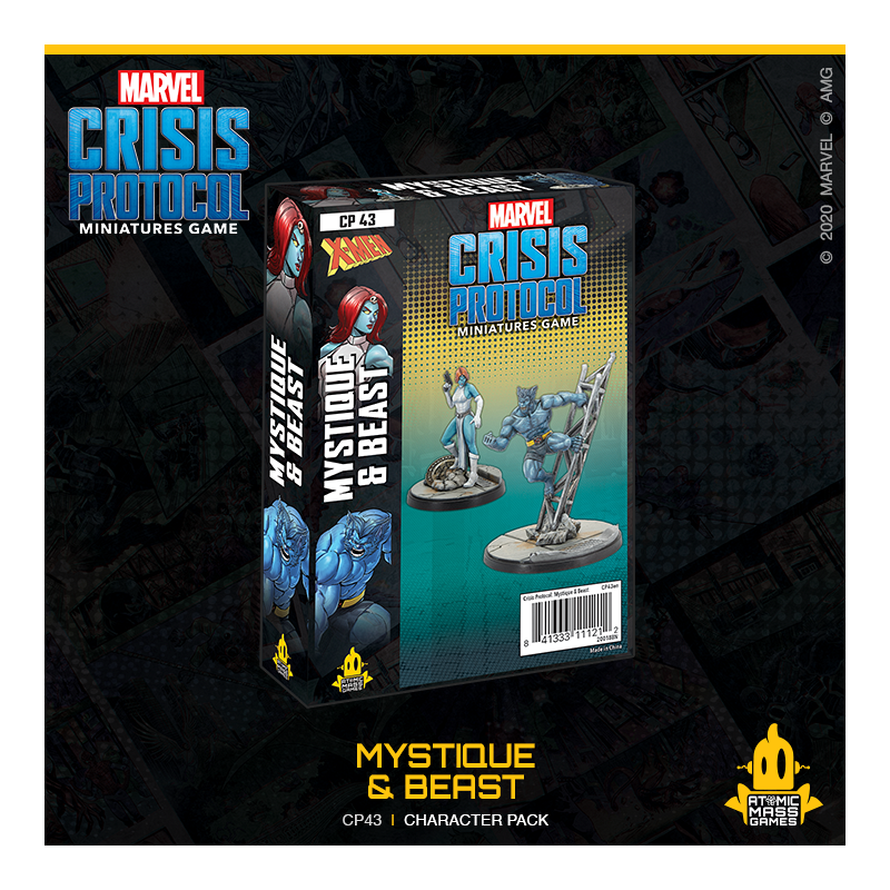 Marvel Crisis Protocol : Beast and Mystique Character Pack