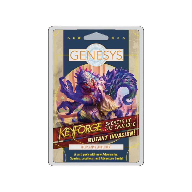 Keyforge Genesys : Secrets of the Crucible Mutant Invasion Adversary Deck