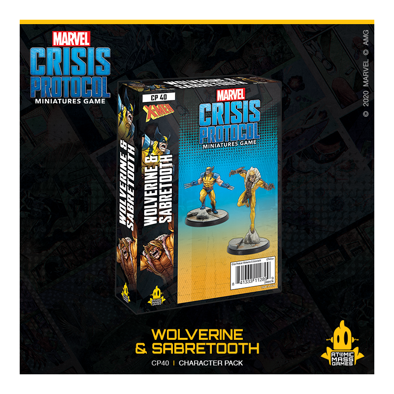 Marvel Crisis Protocol : Wolverine and Sabretooth Character Pack