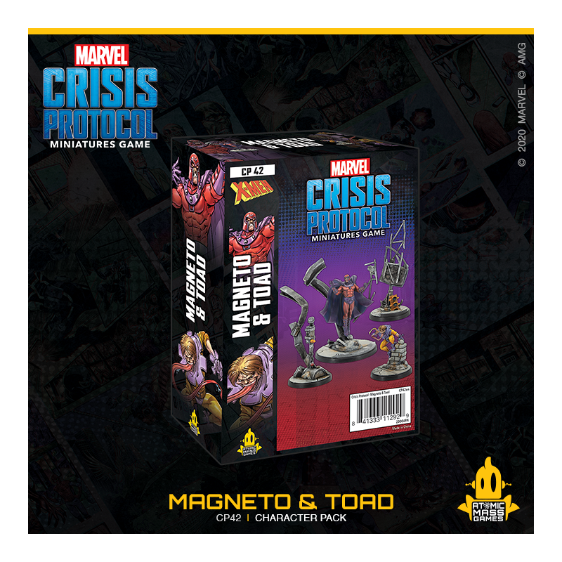 Marvel Crisis Protocol : Magneto and Toad Character Pack