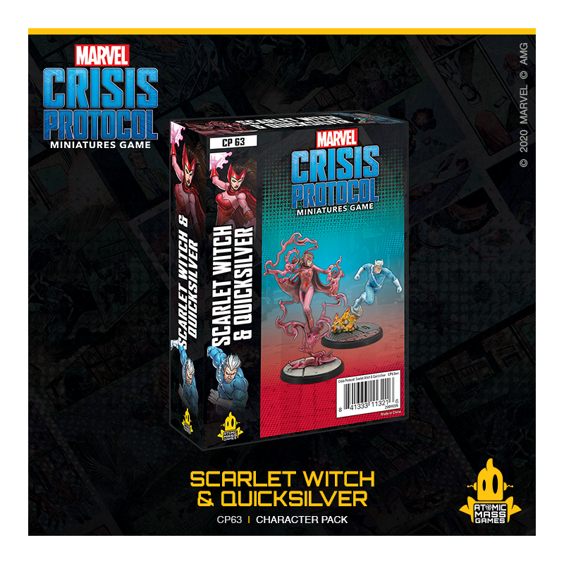 Marvel Crisis Protocol : Scarlet Witch and Quicksilver Character Pack