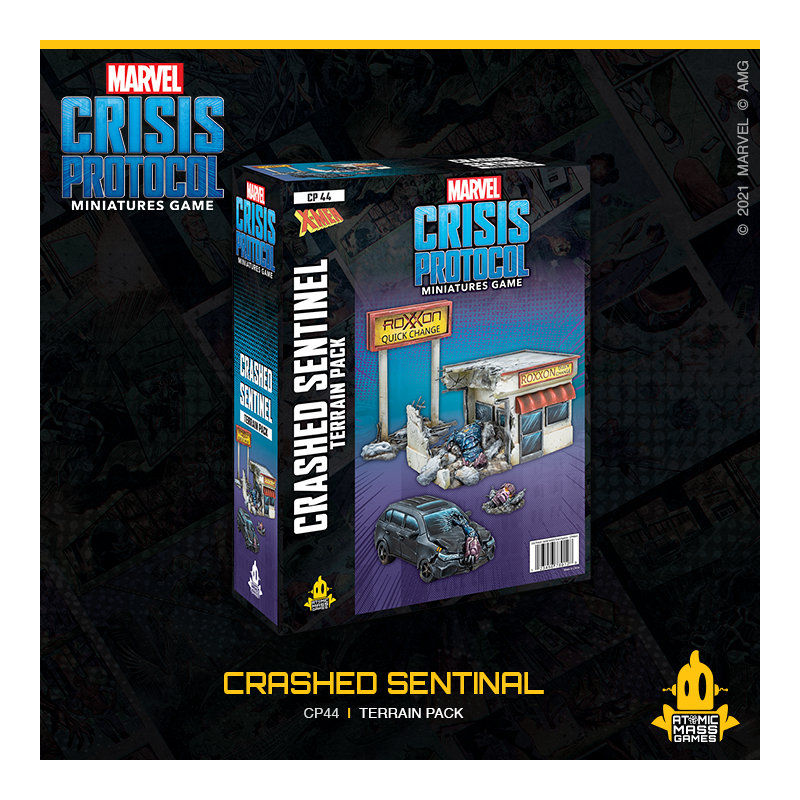 Marvel Crisis Protocol : Crashed Sentinel Terrain Pack