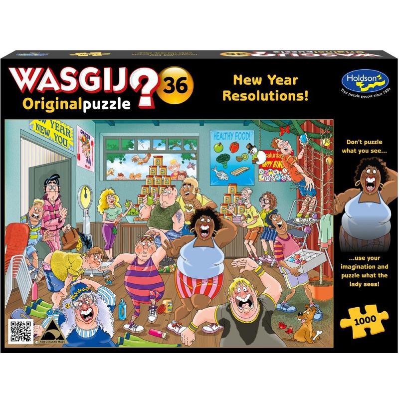 Wasgij : Original #36 - New Year Resolutions! 1000pc